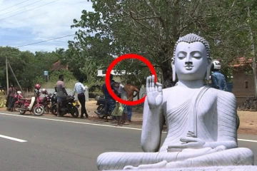 திருமுறிகண்டியில் தமிழரின் துணையுடன் குடியேற வந்த புத்தர்