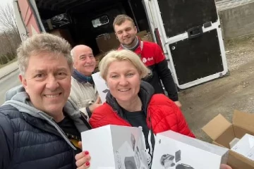 வேலையை விட்டுவிட்டு... உக்ரைன் வீரர்களுக்கு ஆதரவாக களமிறங்கிய கனேடிய குடும்பம்