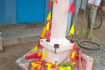 யாழில் மாவீரரின் நினைவாலயத்தை சேதப்படுத்திய விசமிகள்