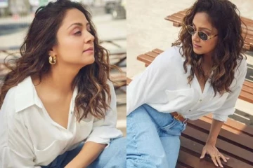 பாலிவுட் போனதும் இப்படி மாறிட்டாங்க!! 47 வயதில் நடிகை ஜோதிகாவின் ஸ்டைலிஷ் லுக்..