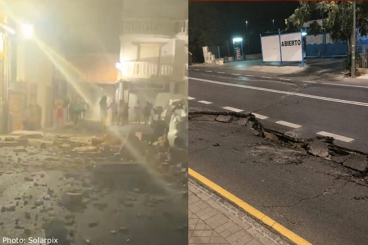 ஸ்பெயின் நாட்டை நள்ளிரவில் உலுக்கிய நிலநடுக்கம் | Spain Earthquake Hits Buliding Collapsed ஸ்பெயின் நாட்டை நள்ளிரவில் உலுக்கிய நிலநடுக்கம் | Spain Earthquake Hits Buliding Collapsed
