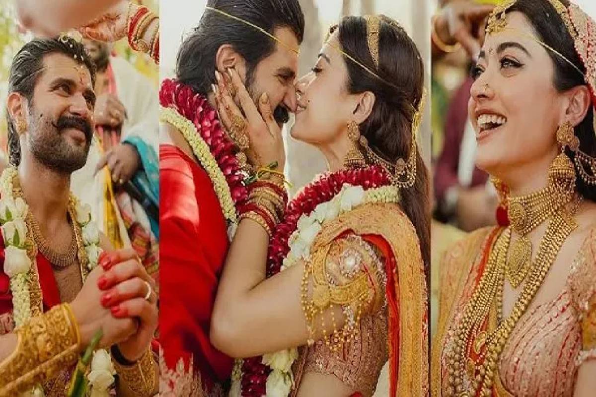 ராஷ்மிகா திருமண புகைப்படத்தை leaf art செய்த ரசிகர்! out put எப்படி இருக்குன்னு பாருங்க | Rashmika Vijay Devarakonda Wedding Photo Left Art