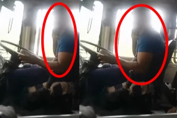 தொலைபேசியில் உரையாடியபடி பேருந்து செலுத்திய சாரதி; கடும் விசனம்