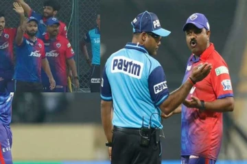 டெல்லி அணிக்கு வந்த புதிய சிக்கல் : ரிஷப் பண்ட் , உதவி பயிற்சியாளருக்கு 100 சதவீதம் அபராதம் விதிப்பு