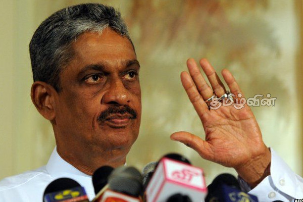 இலங்கையில் வாழ முடியாவிட்டால் இங்கிலாந்துக்கு ஓடுங்கள்: விக்கிக்குப் பொன்சேகா பதிலடி | Fonseka Blame Vigneshwaran