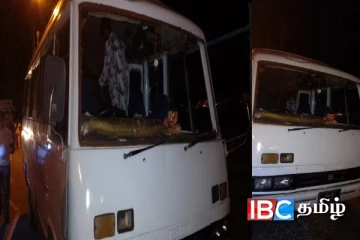 யாழில் தென்னிலங்கை சுற்றுலா பயணிகளின் பேருந்து மீது தாக்குதல்