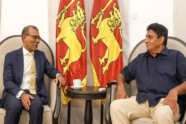 எதிர்க்கட்சி தலைவரை சந்தித்த மாலைத்தீவு முன்னாள் ஜனாதிபதி! | Former Maldivian President Meets Sajith Premadasa