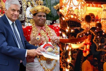 සාර්ථකව අවසන් කළ මහනුවර ඇසළ පෙරහැර - සංදේශය ජනපතිට භාර දෙයි. (PHOTOS)