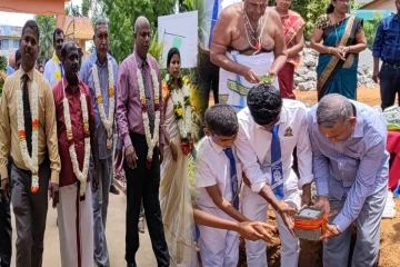 வவுனியாவில் 27 மில்லியன் ரூபா செலவில் புதிய வகுப்பறை கட்டிடத்திற்கான அடிக்கல் நாட்டல்