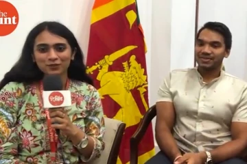 නාමල් රාජපක්ෂ සුරූපී ඉන්දීය මාධ්‍යවේදිනියකට විශේෂ ප්‍රකාශයක් කරයි..(VIDEO)