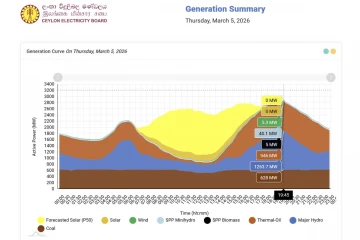 අලුත් ලංවිම ජනන සමාගමේ ආදායමට දැවැන්ත මූල්‍ය අලාභයක් - නොරොච්චෝල විදුලි ජනනය 180කින් පහළට