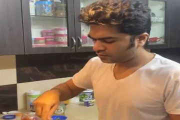 மஸ்ரூம் பன்னீர் செய்து அசத்திய நடிகர் சிம்பு- குவியும் லைக்ஸ்
