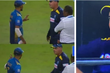 இந்தியாவுடனான தோல்விக்கு பின் மைதானத்திலேயே இலங்கை கேப்டனிடம் கொந்தளித்த பயிற்சியாளர்! வெளியான வீடியோ