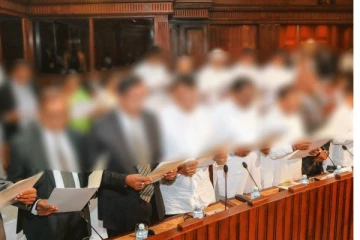 අලුතින් දිවුරුම් දුන් නව ඇමතිවරු කණ්ඩායම මෙන්න..