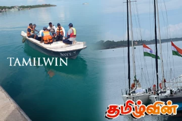 காங்கேசன்துறையிலிருந்து நாகபட்டினம் நோக்கி புறப்பட்ட பாய்மரப் படகுகள்