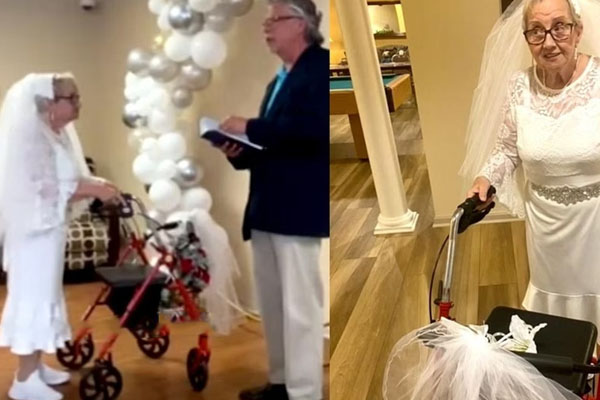 தன்னை தானே திருமணம் செய்து கொண்ட வயோதிப பெண்மணி | Elderly Woman Who Married Herself