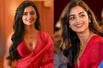 தெலுங்கு சென்சேஷன் நடிகை பாக்யஸ்ரீ போர்ஸே.. சேலையில் ஹாட் ஸ்டில்கள்