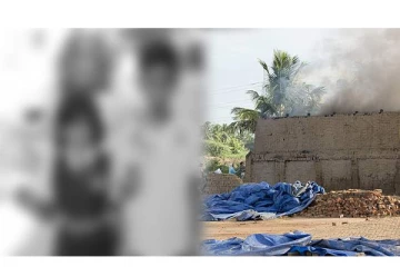 ஆசையாக விளையாடிய குழந்தைகள்.. ரசித்து பார்த்த தாயின் கண்முன்னே நடந்த கொடூரம்!