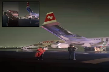 சுவிஸ் விமானத்தில் தீ விபத்து ; பயணிகளின் நிலை குறித்து வெளியான தகவல் ; இந்தியாவில் சம்பவம்