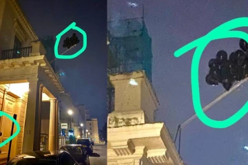 லண்டனில் உள்ள இலங்கை தூதரகத்தில் பறந்த கறுப்பு பலூன்கள்