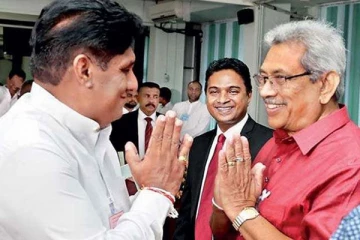 கோட்டாபயவை உடன் வீட்டுக்கு அனுப்புங்கள்!  ரணிலுக்கு சஜித் ஆலோசனை