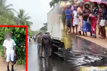 பாடசாலைக்கு சென்ற 12 வயது சிறுவனுக்கு வீதியில் நேர்ந்த துயரம்