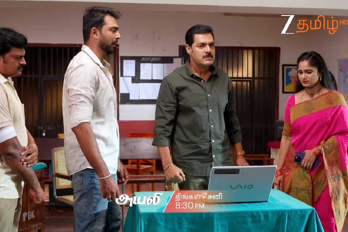 அயலி சீரியல் எபிசோட் அப்டேட்: போலீஸ் ஸ்டேஷனில் வர்மாவுக்கு சவால் விட்ட கபிலன்... அயலி செய்த காரியத்தால் வீட்டில் வெடித்த அதிர்ச்சி! | Ayali 28Th October 2026 Episode Details அயலி சீரியல் எபிசோட் அப்டேட்: போலீஸ் ஸ்டேஷனில் வர்மாவுக்கு சவால் விட்ட கபிலன்... அயலி செய்த காரியத்தால் வீட்டில் வெடித்த அதிர்ச்சி! | Ayali 28Th October 2026 Episode Details