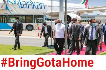 கோட்டாபயவை வரவேற்க பிரமாண்டமான ஏற்பாடுகள் என தகவல்:முகநூல் ஊடாக பரப்புரை