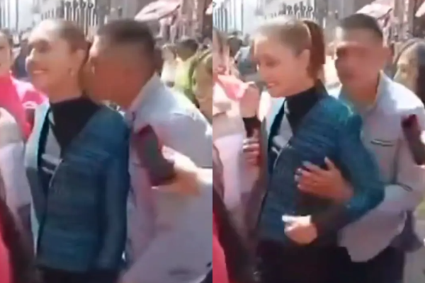 பொது இடத்தில் மெக்சிகோ பெண் ஜனாதிபதியிடம் அத்துமீறிய நபர் | Man Assaults Mexican President In Public பொது இடத்தில் மெக்சிகோ பெண் ஜனாதிபதியிடம் அத்துமீறிய நபர் | Man Assaults Mexican President In Public