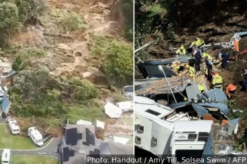 நியூசிலாந்தில் திடீர் மலைச்சரிவு: மண்ணுக்குள் புதைந்த சுற்றுலா பயணிகள்: பலர் மாயம்