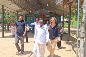 தாந்தாமலை முருகன் ஆலயத்திற்கு இலங்கைக்கான ஜேர்மன் பிரதி உயர்ஸ்தானிகர் விஜயம்