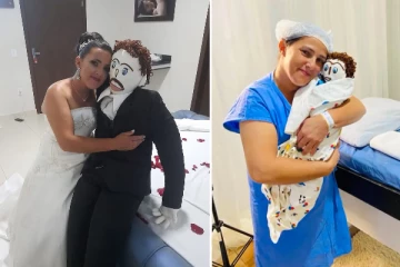 கந்தல் பொம்மையை திருமணம் செய்த பெண்ணுக்கு குழந்தை..!