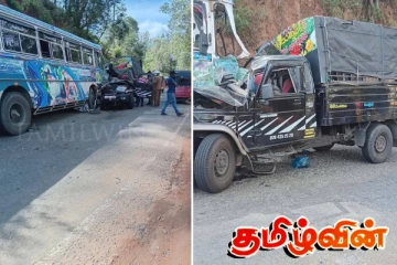 நுவரெலியாவில் கோர விபத்து : நேருக்கு நேர் மோதிய இரு வாகனங்கள்