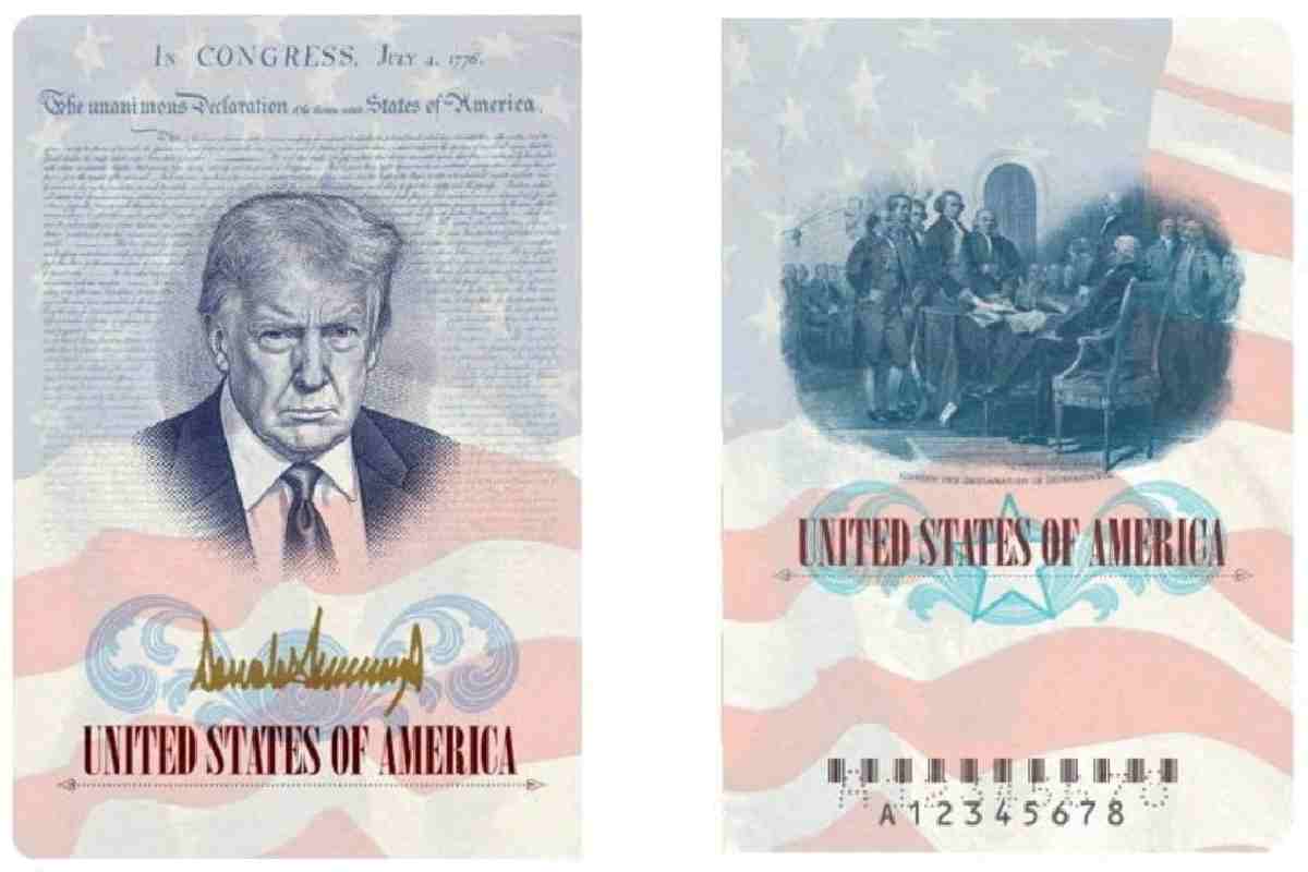 அமெரிக்க கடவுச்சீட்டில் இடம்பிடித்த ட்ரம்ப் | Trumps Image To Appear On Us Passports
