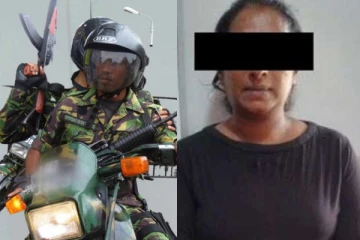 இலங்கையில் சுற்றிவளைக்கப்பட்டு பிடிக்கப்பட்ட ஆபத்தான பெண்