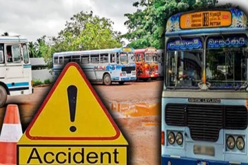 கொட்டாவை -மகும்புர பேருந்து நிலையத்தில் கோர விபத்து : ஐவர் படுகாயம்