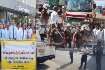 அதிகரிக்கும் வீதி விபத்துக்கள்...யாழில் முன்னெடுக்கப்பட்ட விழிப்புணர்வு நடைபவணி