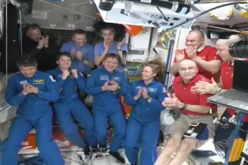 சுனிதா வில்லியம்ஸை ஆரத்தழுவிய புதிய குழு: அற்புதமான நாள் என மகிழ்ச்சி..வெளியான வீடியோ