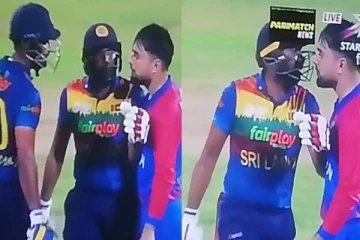 ஆசிய கோப்பை கிரிக்கெட்! ஆப்கானிஸ்தானை பழிதீர்த்த இலங்கை... களத்தில் மோதி கொண்ட இரு வீரர்கள் வீடியோ