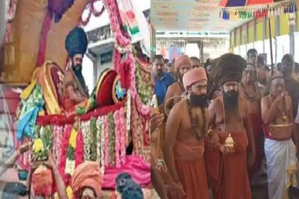 தருமபுரம் ஆதீன பட்டணப் பிரவேச விவகாரம் - தடை நீக்கி மயிலாடுதுறை வருவாய் கோட்டாட்சியர் உத்தரவு - தமிழ்நாடு