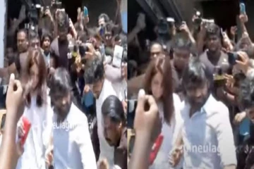 நடிகையை இழுத்துக் கொண்டு தனுஷ் ஓட்டம்...காரில் ஏற்றிக் கொண்டு பறந்தார்..!