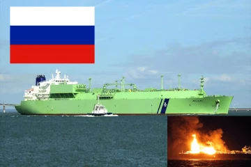 தீப்பிடித்து மூழ்கிய ரஷ்ய LNG கப்பல்- 30 பணியாளர்கள் உயிருடன் மீட்பு