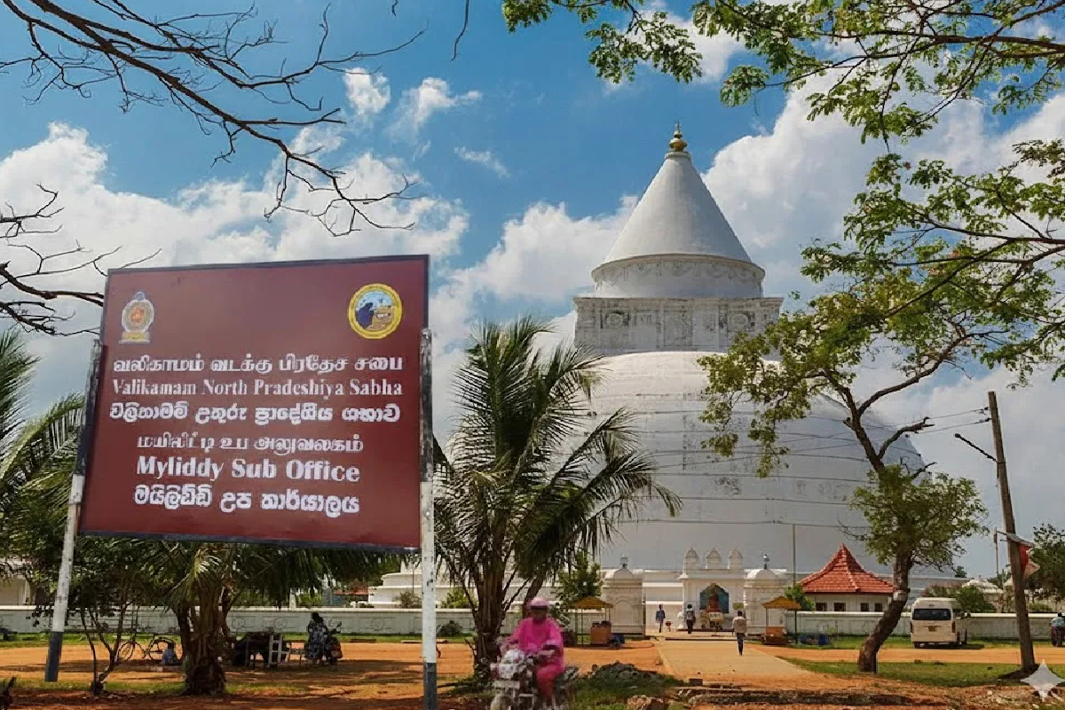 யாழ் தையிட்டி விகாரை காணி அளவீடு ; விகாராதிபதி அடாவடி! அமைச்சர் தலைமறைவு! | Surveying Of Thiyitti Vihara Land Monk Complaint