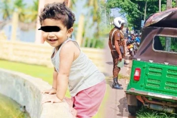 மின்சார தூணில் முச்சக்கர வண்டி மோதி விபத்து ; பரிதாபமாக ஒன்றரை வயது குழந்தை பலி