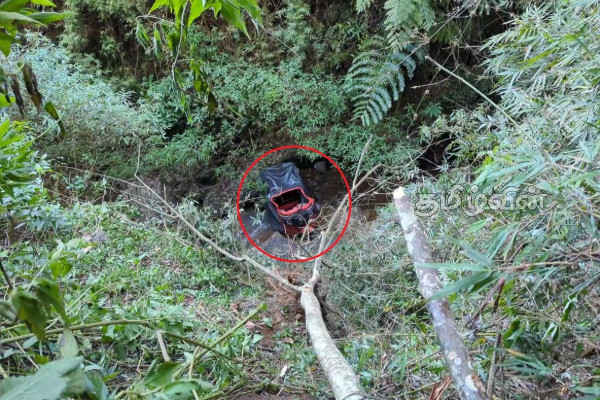 235 அடி பள்ளத்தில் விழுந்து முச்சக்கர வண்டி விபத்து - ஒருவர் படுகாயம் | Nuwaraeliya Nanuoya Accident