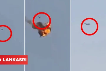 நடுவானில் ட்ரோனை தாக்கி அழித்த சவுதி போர் விமானம்! கமெராவில் சிக்கிய காட்சி