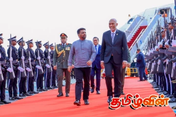 மாலைத்தீவில் ஜனாதிபதிக்கு அமோக வரவேற்பு