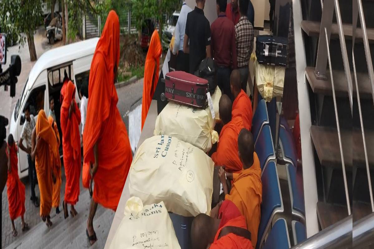 விமான நிலையத்தில் போதைப்பொருட்களுடன் பரபரப்பை ஏற்படுத்திய பிக்குகள் - சிக்கிய பிரதான சூத்திரதாரி | 22 Buddhist Arrested At Airport With Drugs