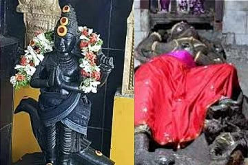 சனி பகவானை வாலால் கட்டிவைத்திருக்கும் அனுமன்- சனி தோஷம் போக்கும் ஆலயம்