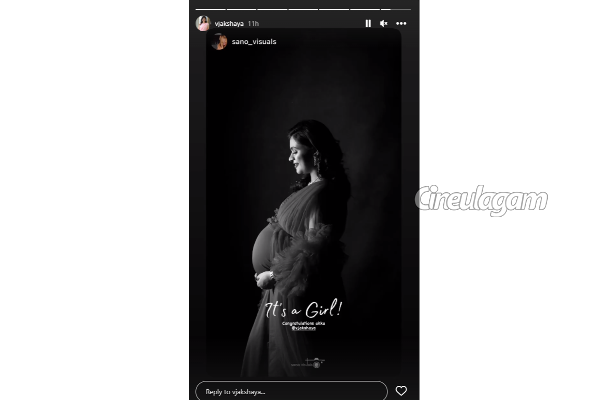 ரோஜா சீரியல் நடிகைக்கு குழந்தை பிறந்தது.. என்ன குழந்தை தெரியுமா | Roja Serial Vj Akshaya Got Girl Baby